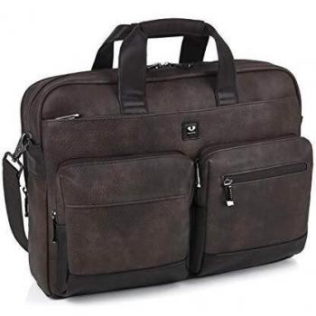 GABOL MALETIN 2 DPT 15,6 Maleta, Adultos Unisex, Marrón