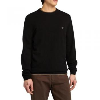 Timberland Cohas Brook Merino Crew Neck Sweater for Men in Dark Black, Size M