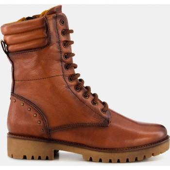 Botines de mujer en piel con cordones - Línea Comfort