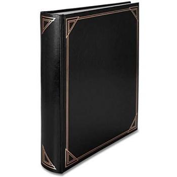 Álbum de Fotos Henzo Promo Clásico Negro 290 x 335 mm con 100 Páginas Blancas (50 Hojas)