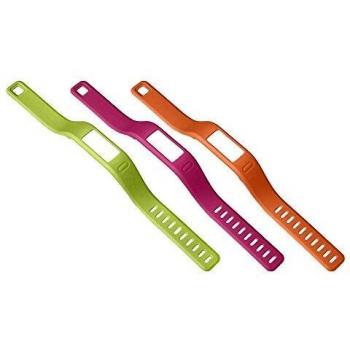 Garmin 010-12149-15_L - Kit de muñequeras para vívofit Unisex, Color Naranja/Rosa/Verde, Talla L