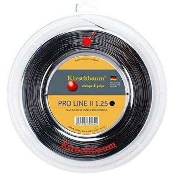 Cuerda de Tenis Kirschbaum Pro Line II 200m - Negra, 1.30 mm