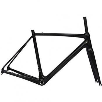 Flyxii Full Carbon Ud 700 C Bicicleta de carretera cuadro: 58 cm Marco de Bicicleta BB30 Tenedor