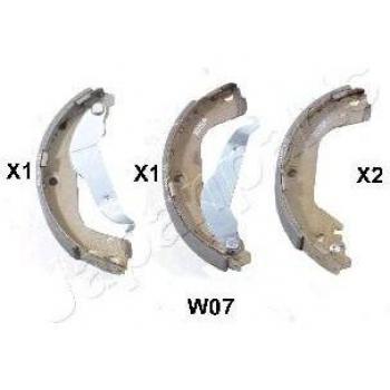 Juego de zapatas de frenos JAPANPARTS GF-W07AF, kit de frenos de tambor