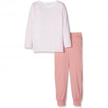 NAME IT Nkfnightset Bright White Noos, Pijama para Niñas