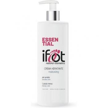 IFOOT LÍNEA HIDRATANTE ESSENTIAL 500ML - Crema hidratante para pies, formulación especial que proporciona hidratación profunda, textura ligera y de rápida absorción, ideal para piel seca y agrietada, contiene