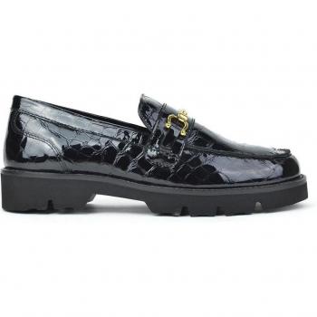 Mocasines de mujer de piel con adorno metálico El Caballo CB745-81