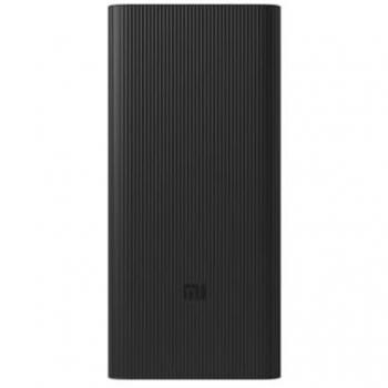 Power Bank Xiaomi 30000mAh 18W, Carga Rápida, Dos Puertos USB-A y USB-C, Negro