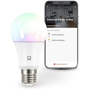 Bombilla LED Smart E27 RGB Zigbee 11W - Control por Voz y App, Intensidad Regulable, Programable