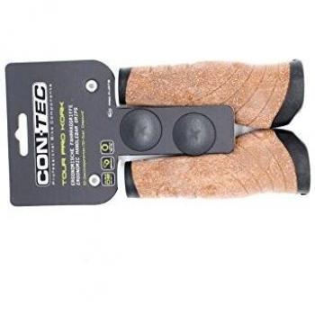 CONTEC Griff 'Tour Pro Kork' SB-verpackt, D2-Zweikomponenten, Paar, ergonomisch, Lenkerklemmung Im Bereich der Handauflage sorgt die weiche Gel-Mischung für Komfort und Stoßabsorbierung und die harte außen für guten Halt auf dem Lenker,