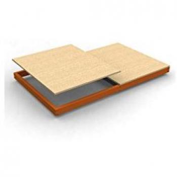 Estante Adicional Simonforte Naranja de Madera 150x90x4,2cm