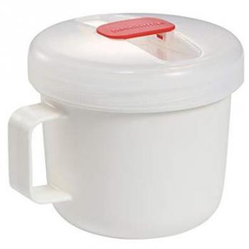 Taza para Sopa Purity Microondas - Cuenco de Plástico para Preparación de Sopa en Microondas