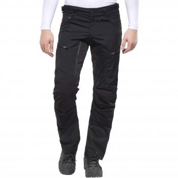 Lundhags Makke Men's Stretch-Hybrid Trekking Pants with Ventilation Slits - Black Size 54