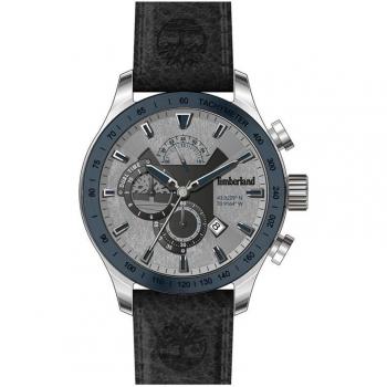 Reloj Timberland hombre TDWGF2100203 Stranton acero inoxidable pulsera piel visualización fecha