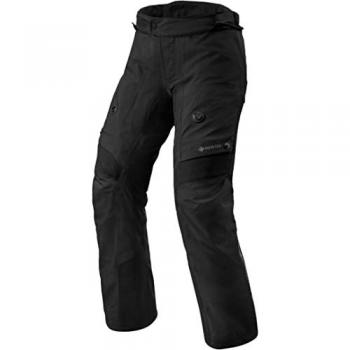 REV'IT! Pantalones de Moto Poseidon 3 GTX Negro, pantalones textiles de motocicleta, color negro, talla S