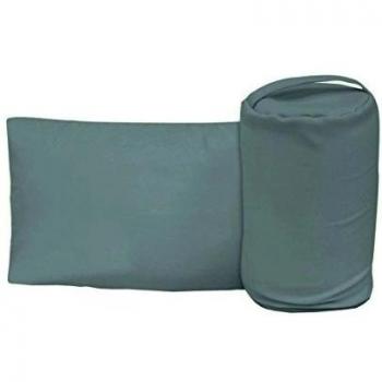 Almohada de viaje 30 x 50 cm - viscoelástica con funda, varios colores gris 30 x 50 cm