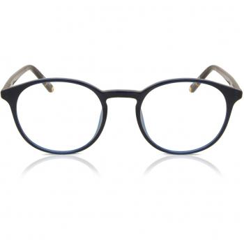 Gafas Anti-Azules Oval Armazón Completo de Plástico Azules para Hombre - SmartBuy Collection