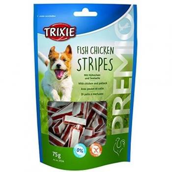 Dog Snack Premio Stripes, Chicken & Pollock, 75 g x 5 Packs
