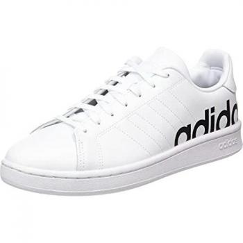 adidas Grand Court LTS, Zapatillas Deportivas Hombre, FTWBLA/NEGBÁS/FTWBLA, 45 1/3 EU