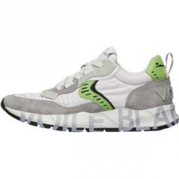 Voile Blanche Men's Club 01 White Leather Sneakers