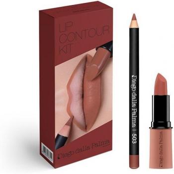 Diego Dalla Palma Lip Contour Kit - Lipstick 4g + Lip Liner 1.1g - Shade 503 Raw Sienna / Shade 503 Caramel - Total Weight 5.1g