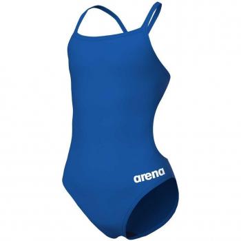 Bañador de Una Pieza para Niña Arena Team Challenge Solid, Deportivo, Secado Rápido, Tejido MaxLife Eco, Resistencia al Cloro y Protección UV UPF 50+