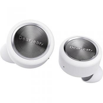 dearear auténtica Endear Wireless Auriculares con Almohadillas de Espuma Comply y Estuche de Carga Blanco