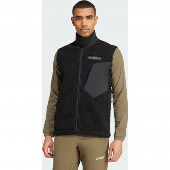 Adidas Men's Terrex Xploric High Pile Fleece Vest Black
