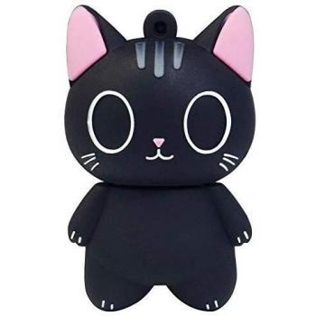 LEIZHAN Memoria USB 32GB Gato,Pendrive USB 2.0 Flash Drive Impermeable Silicona Regalo para Niños,Estudiantes