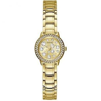 GUESS Women's Analog Quartz Watch with Stainless Steel Strap GW0028L2