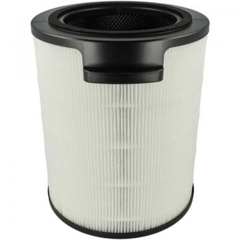 Filtro de carbón activo HEPA 13 compatible con Philips FYM86030, FYM860/30 - Reemplazo Vhbw para purificador de aire - Negro y blanco