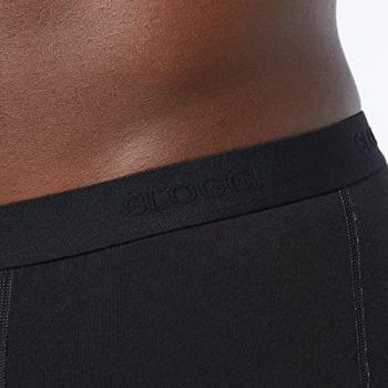 Sloggi 24/7 Men's Black Cotton Boxer Shorts - 2 Pack