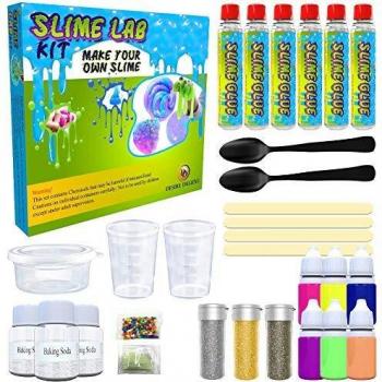 Desire Deluxe Fábrica para Hacer Slime DIY | Kit con Todas Las Cosas para Niños de 4 5 6 7 y 8 años
