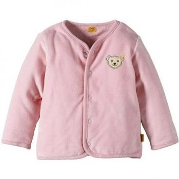 Steiff - Chaqueta de manga larga con cuello redondo para bebé, color rosa