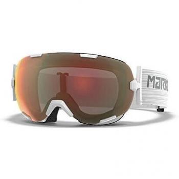 Marker Projector White w/Surround Mirror Gafas de esquí, Unisex Adulto, Blanco, Talla única
