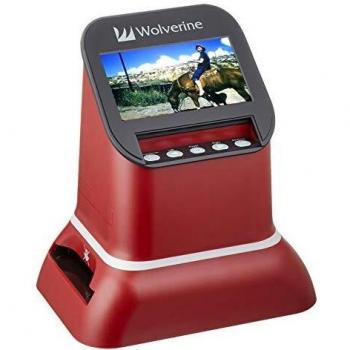 Wolverine F2D Saturn Digital Film & Slide Scanner - Converts 120 Medium Format, 127 Film, Microfiche, 35mm Negatives & Slides to Digital JPEG - Large 4.3 LCD w/HDMI Output