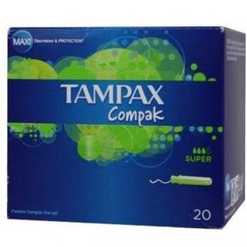 Tampones Tampax Compak Super 20 Unidades