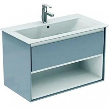 Mueble de baño Ideal Standard Air 800 mm, blanco brillante/mate, 1 cajón, E0827B2