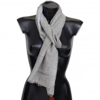 Beige Wool Blend Unisex Neck Warmer Wrap Scarf