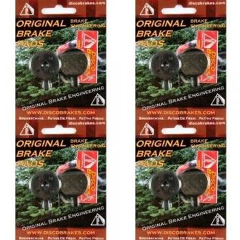 F1 Performance Disc Brake Pads / DiscoBrakes 4 Pares Promax DSK-400 Semi Metalicas