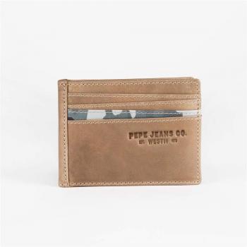 Pepe Jeans 7430462 Delta Tarjetero 10 cm, 0.04 litros, Marrón