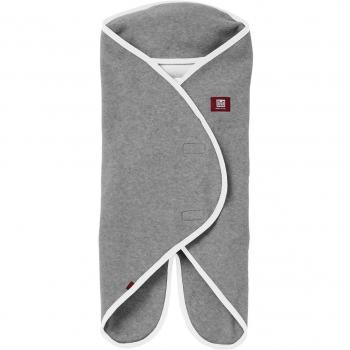RED CASTLE Saco de Dormir para Bebé, Compatible con Silla de Paseo, Carrito, Capazo, Manta Universal con Capucha Envolvente, Transpirable, Invierno, Babynomade, Polar, Gris Claro