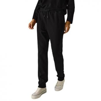 Pantalón Jogger Deportivo Negro con Bolsillos Laterales Ysabel Mora