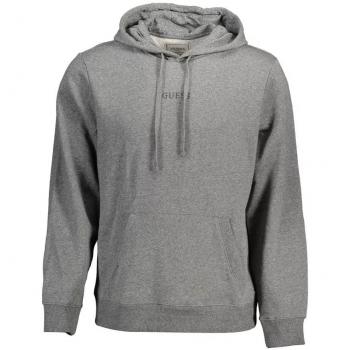 Organic Cotton Blend Logo Hoodie - Gray - Size S