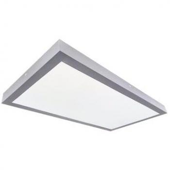 Panel LED de superficie Kisongo 36W 4200K 3900lm IP20 900x300x38mm color níquel