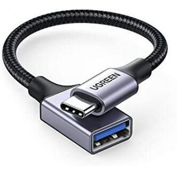 UGREEN USB C to USB Adaptor OTG Adapter Cable USB Type C Male to USB A Female Converter Thunderbolt 3 Compatible with MacBook Pro Air Mac Mini iPad Pro Galaxy Dell Surface and Other USB C devices