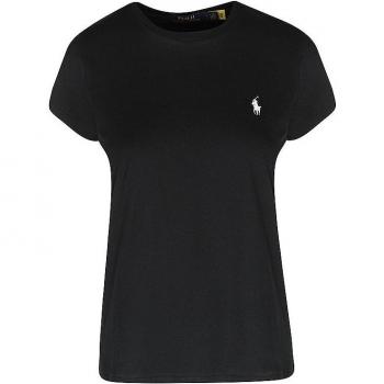 Polo Ralph Lauren Women's Black Crewneck T-Shirt Size L