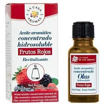 La Casa de los Aromas - Aceite Hidrosoluble Frutos Rojos - Aceite Aromático Concentrado - Esencia Perfumada Natural Revitalizante - Fragancia para Aromaterapia, Hogar - 15 ml