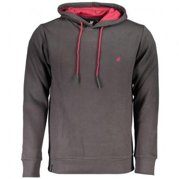 U.S. Polo Assn. Gray Hooded Sweatshirt with Embroidery Detail - XXL