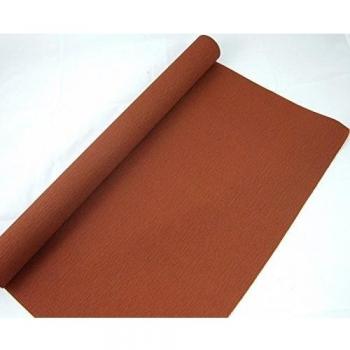1 Marron. Rollo de papel Crepe. 50cm x 10metros. 14 colores vibrantes siempre en stock